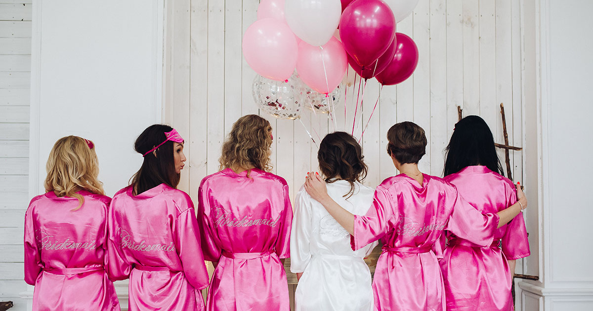 amigas no chá de lingerie